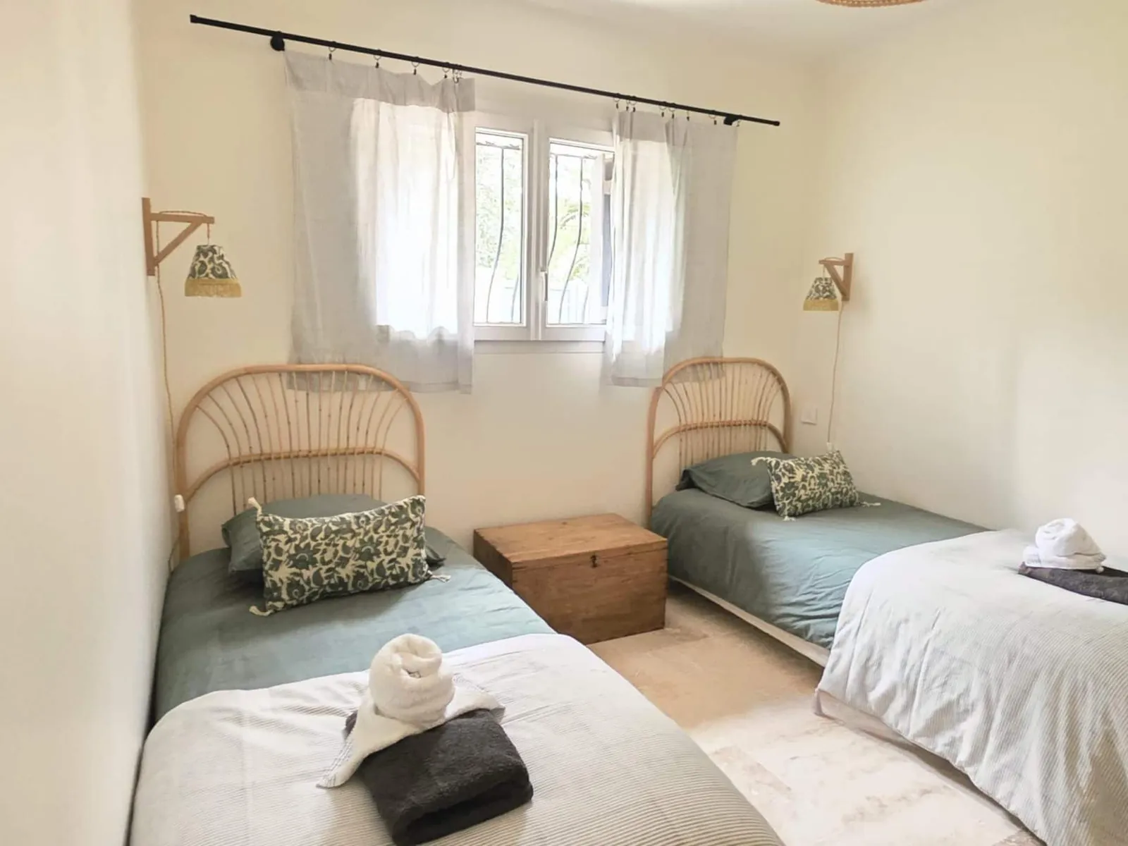 La chambre 3 et ses deux lits simples