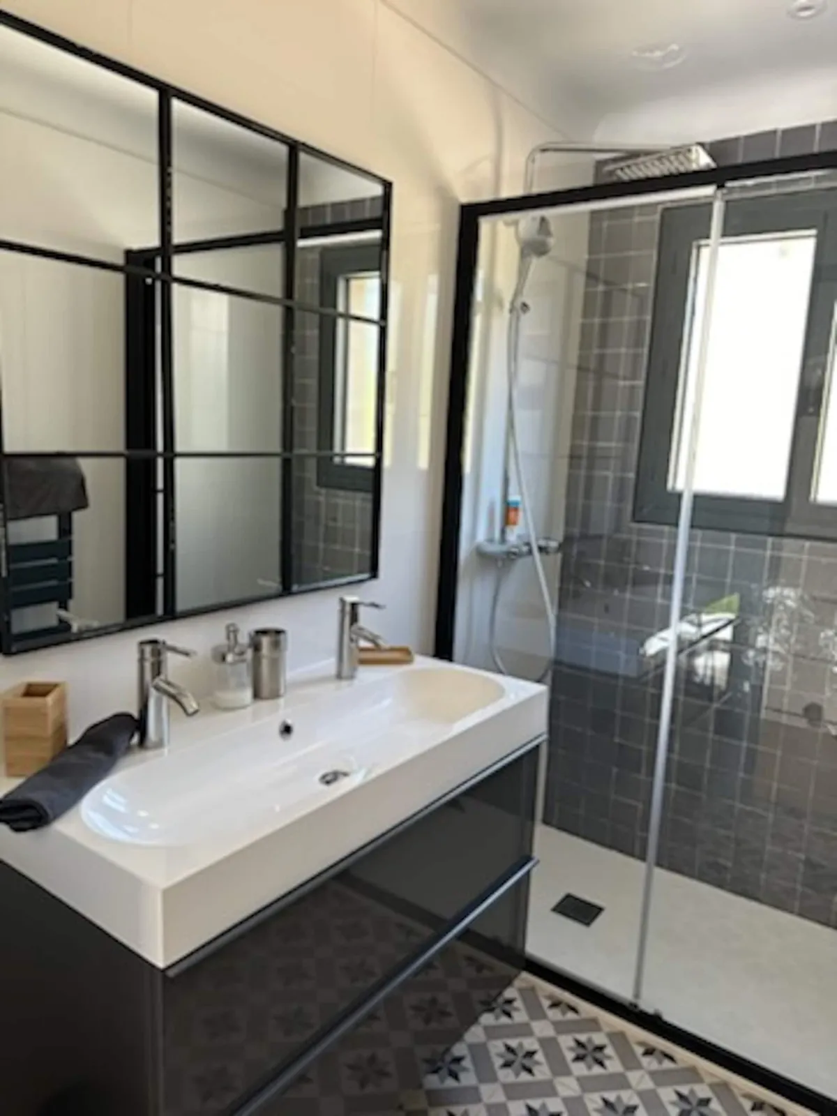 Une salle d'eau